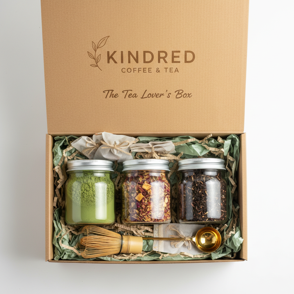 The Tea Lover's Box - Kindred Coffee & Tea