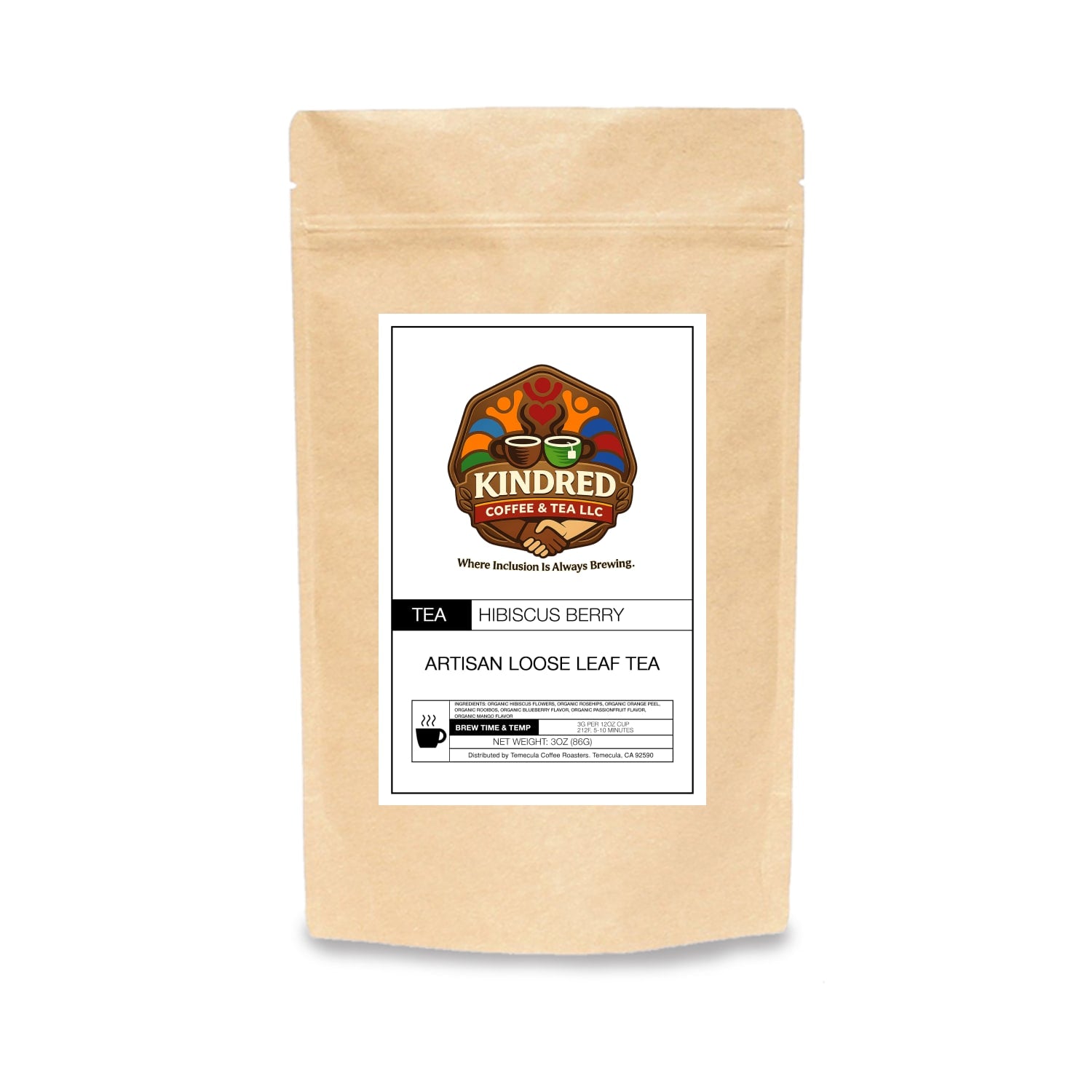 Hibiscus Berry Tea – Kindred Coffee & Tea LLC